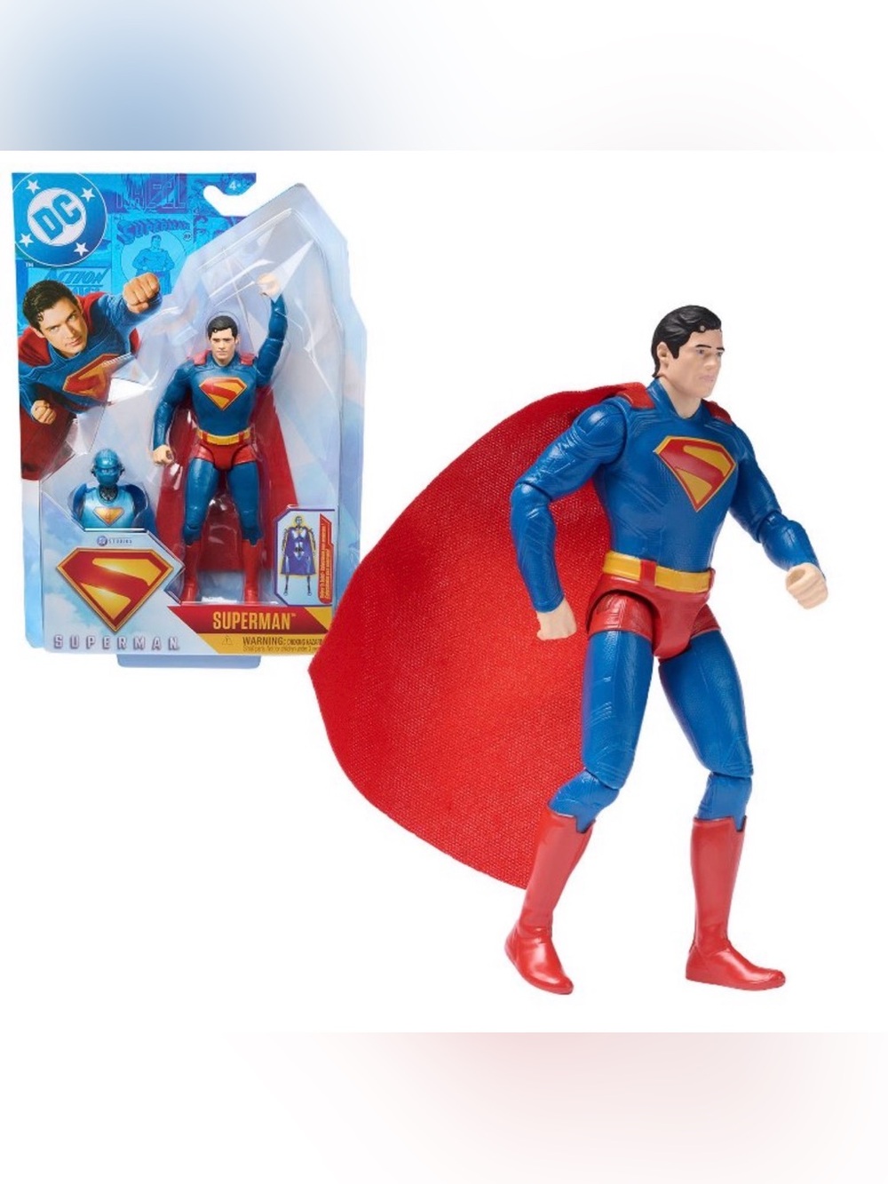 DC Comics SUPERMAN, Superman 6-inch Action Figure, for Ages 4 and up